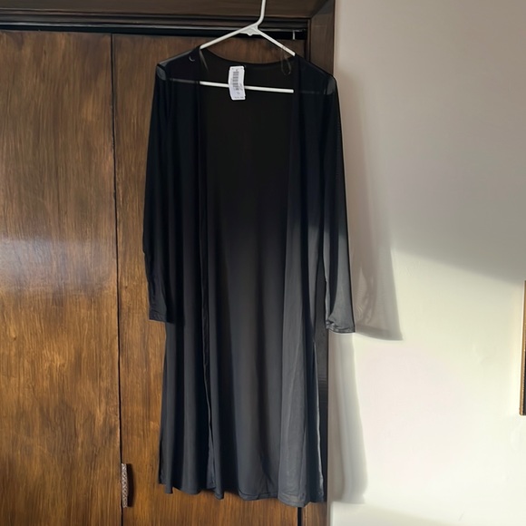 Sheer long mesh duster - Picture 1 of 8